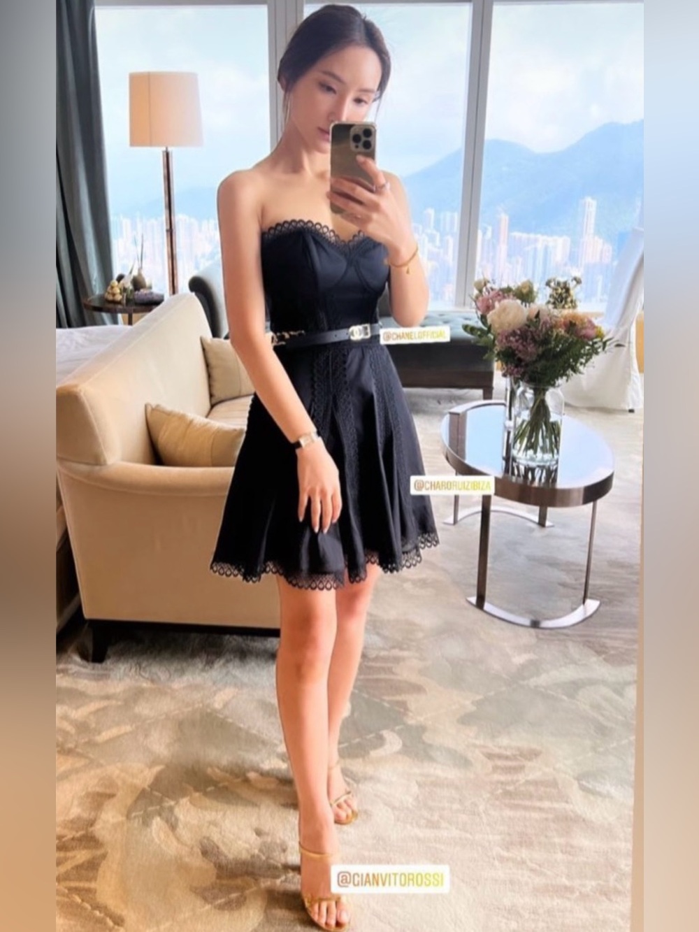 CHARO RUIZ IBIZA
Ava Mini Dress in Black, Sz M